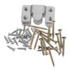 SHINEOFI 4 Pairs Stainless Steel Z Clip Flush Mount Bracket