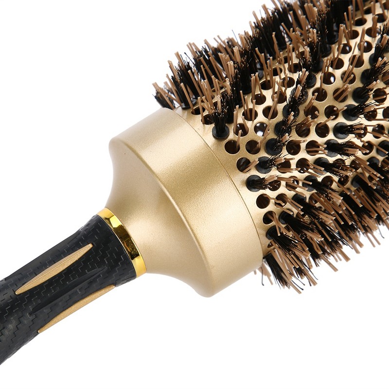 Professional Anti static Round Hair Comb Salon Styling Brush Twill