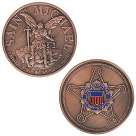 Saint Michael & U.S. Secret Service Commemorative Coin – Bronze Edition