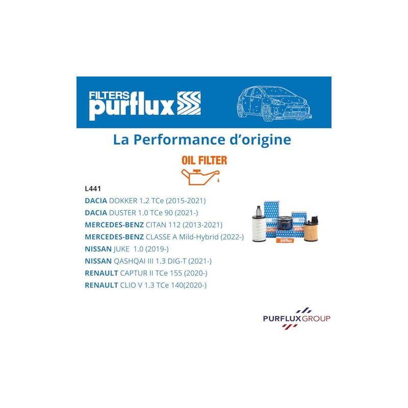 Purflux L441 Oil Filter