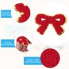 PATIKIL Bow Patches, 12 Pcs Chenille Iron on Patch Bow