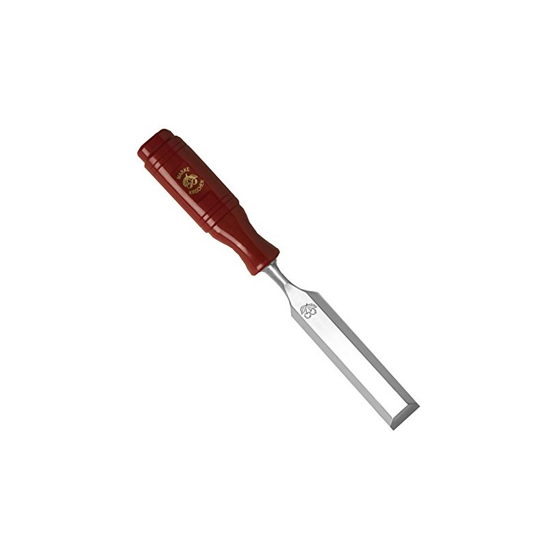 Kirschen 1003024 Firmer Chisel with Plastic Handle, Red/Silver, 24 mm
