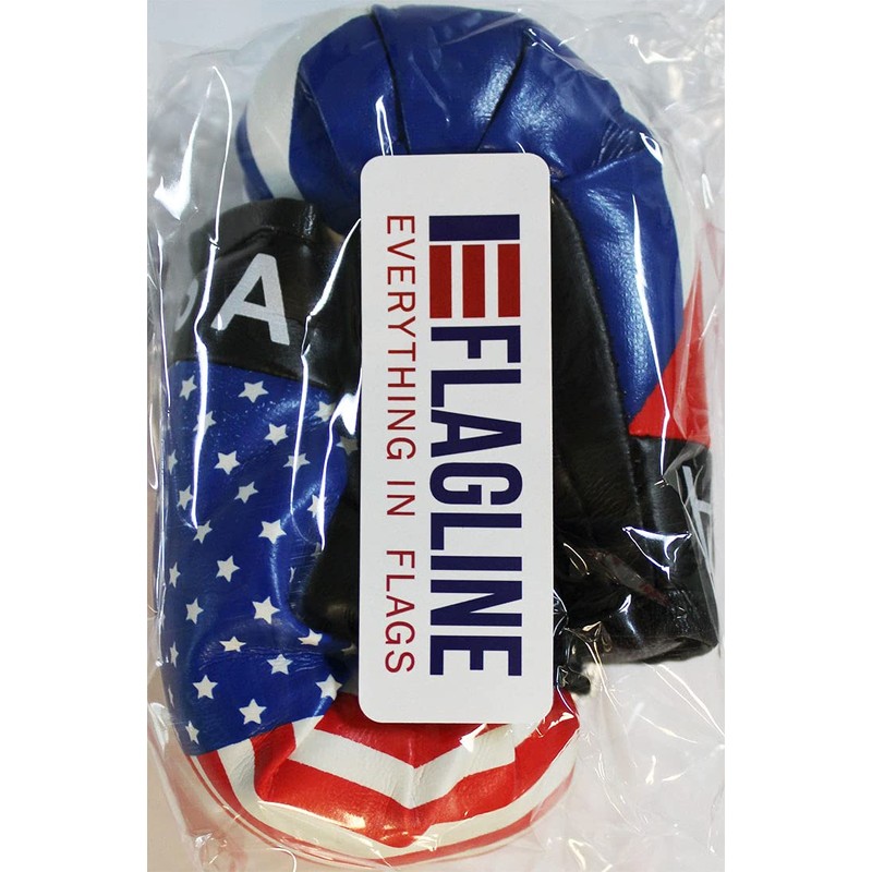 USA and Cuba - Novelty Mini Boxing Gloves with Black