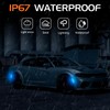 FetonAuto Blue LED Side Marker Lights for Dodge Charger 2015