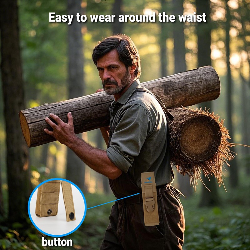 LinkWheres Polyester Folding Saw Bag, Can Hold 7-Inch Folding Hand