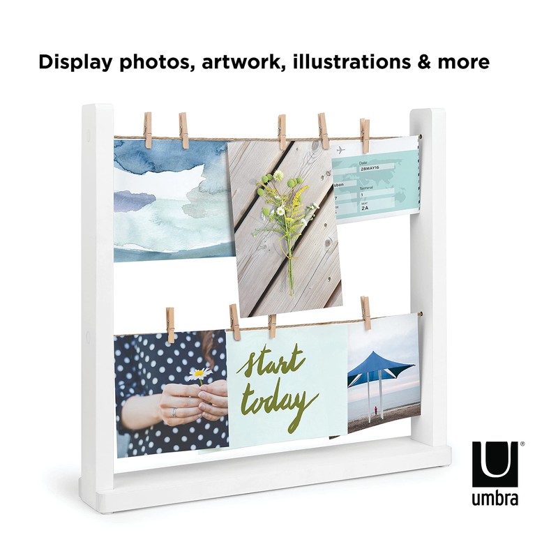 umbra フォトフレーム ウォールフレーム インテリア 壁掛け ホワイトHANGIT DESK PHOTO DISPLAY 21004415660