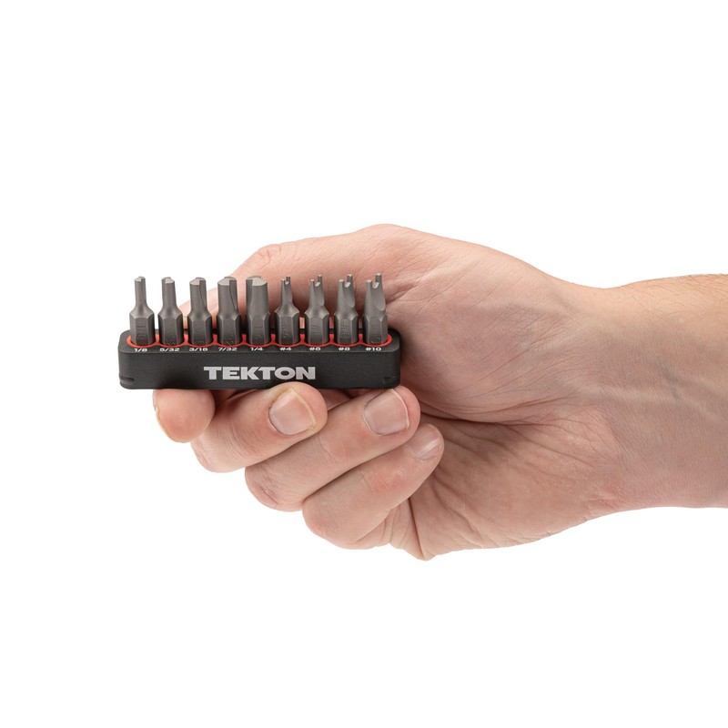 TEKTON 1/4 inch Clutch and Spanner Security Bit Set with