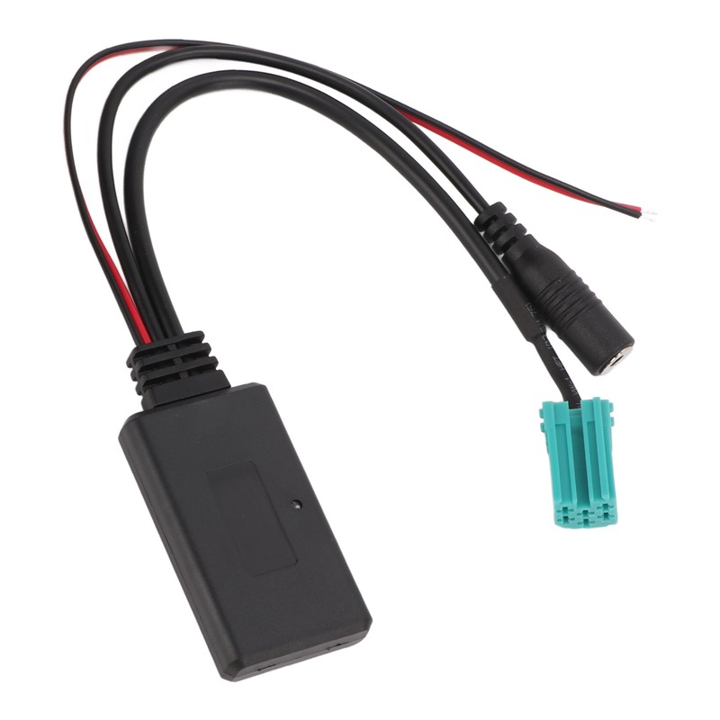 Bluetooth 5.0 Aux Input Audio Adapter Cable with Microphone for