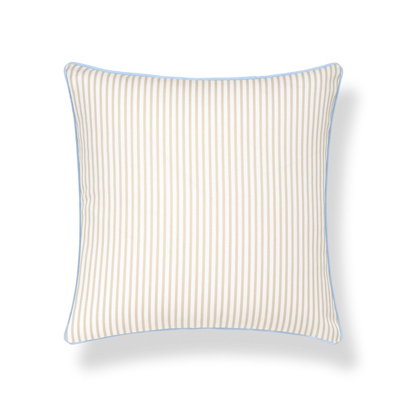 Hofdeco Premium Coastal Hampton Patio Indoor Outdoor Throw Pillow Cover