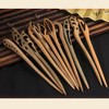 Tumnea Wooden Hair Pin Chinese Japanese Hair Sticks Set Wooden