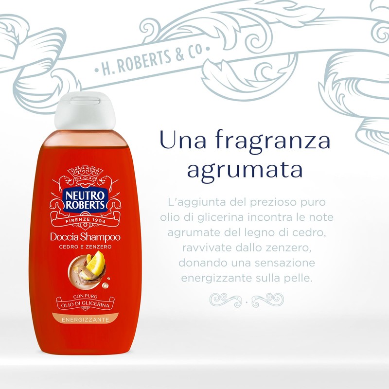 Neutro Roberts Energizant Shower Shampoo - 6 Packs of 250