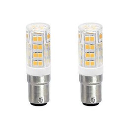 ShuoHui B15 B15D 110V-265V Bulb Bulb, B15d Bayonet Double Contact, 5W = 40W White Equivalent, for Lighting Low Voltage Devices, Dimmable (Warm White 3000K)
