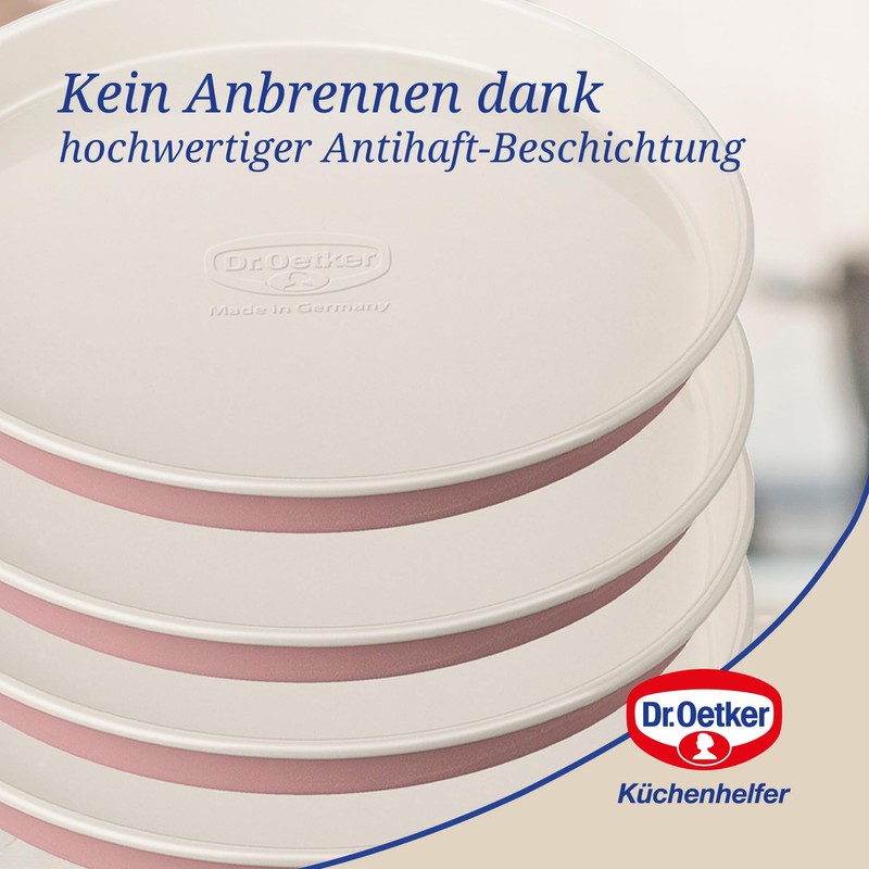 Dr. Oetker Schichtkuchen-Backform Baking - Retro Design, runde Kuchenform mit