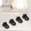 50 PCS Plastic Greenhouse Hook Plant Flower Hanger (Black)