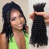 Springy Afro Twist Human Pre Separated Bulk Hair Extensions Mini