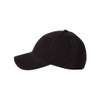Flexfit Low-Profile Soft-Structured Garment Washed Cap (Black, Large/X-Large)