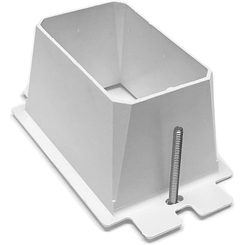 iMBAPrice BE1-25 (1-Gang) Electrical Power Outlet Box Extender - White,