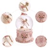 Ballet Dancer Snow Globe Music Box with LED Lights, Dancing