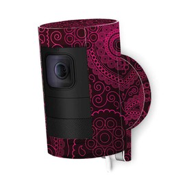 MightySkins Skin Compatible with Ring Stick Up Cam Wired - Paisley | Protective, Durable, and Unique Vinyl Decal wrap Cover | Easy to Apply, Remove, and Change Styles | Made in The USA