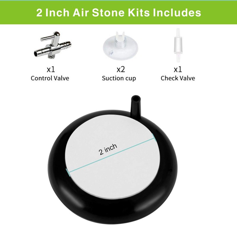 hygger Aquarium Air Stone, Bubble Stone Fish Tank Oxygen Stone