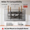 Full Motion TV Wall Mount Bracket for 37-86 inch TV