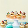 Blumomon 40Pcs Edible Building Blocks Party Cupcake Toppers Kids Birthday