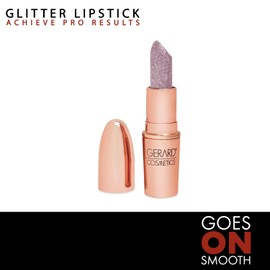 Gerard Cosmetics Glitter Lipstick (DM Me) | Purple Lipstick with Sparkling Metallic Glitter | Long Lasting, Smooth Formula | Highly Pigmented Opaque Color | Cruelty Free & Made in USA