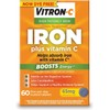 Vitron-C Iron Supplement Plus Vitamin C Coated Tablets 60 ct