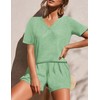 Ekouaer Two Piece Lounge Sets for Women 2025 Summer Short