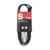 Stagg 20 ft. Serie S, phone-plug/phone-plug, estándar Instrument cable en
