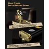 All-in-one Torch Lighter with Straight Sharp Tool, Built-in Punch, Holder,