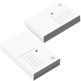 Blank Postcards for Mailing, 100 Pcs Blank Watercolor Paper Postcards 4x6, Mailable Postcards Set, Make Your Own Printable Watercolor Journal Cards for DIY Mailing Christmas Thanksgiving Painting