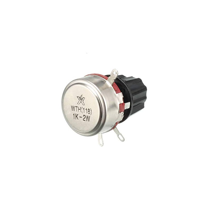uxcell® WH118 1K Ohm Variable Resistors Single Turn Rotary Carbon