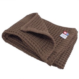 Imabari-towel SB-459 100230403802-01-02 Imabari Waffle Towel, Brown, Face Towel