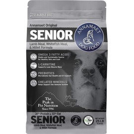 Annamaet Original Senior Dry Dog Food, (Lamb, Whitefish & Millet)