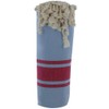 LES POULETTES - Towel Cotton Fouta Hammam or Beach Blue