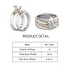Jeulia 1.5 Carat Marquise Cut Ring Women2 PC Wedding Ring