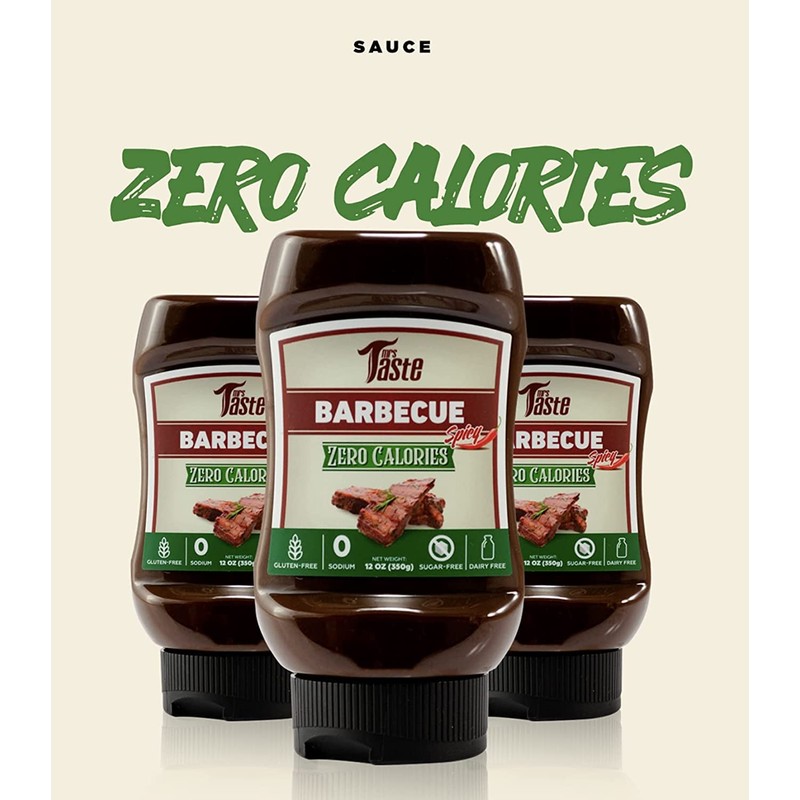 Mrs Taste Multi-Pack Sugar Free BBQ, Zero Calories, Zero Sodium,