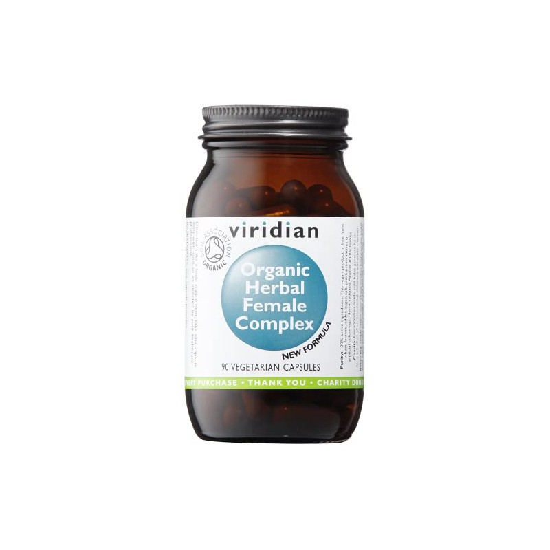 Viridian Organic Herbal Female Complex 90 vegi caps