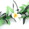 3pcs Assorted Color Hawaiian Leis Tropical Party Simulated Flower Leaf