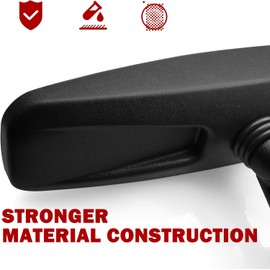 MZS UTV Rear View Mirror, 1.75" SXS UTV Rearview Mirror Center Convex Universal Clamp Accessories Compatible with Ranger RZR 800 900 1000 Turbo PRO XP Pioneer Wildcat Mule Prowler Teryx4