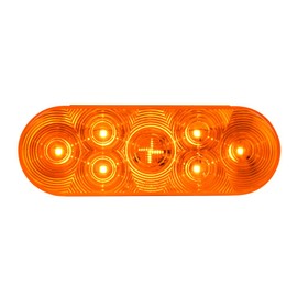 GG Grand General 75797 Oval Highway Amber/Amber 7 LED Sealed Light