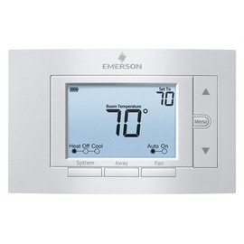 Emerson Low Voltage Thermostat, Stages Cool 2, Stages Heat 4