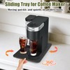 Sliding Tray for Coffee Maker, 360° Rolling Tray Appliance Slider