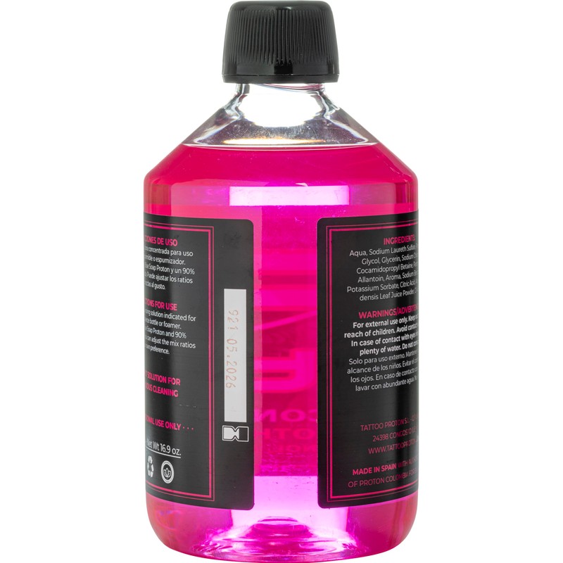 Pink Soap Proton Concentrate with Panthenol, Allantoin and Aloe Vera,