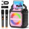 VICTRESS Portable Karaoke Machine for Adults 45W Coaxial Speaker with