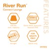 Intex 58854EP River Run Single Person Inflatable Connecting Lounge Tube
