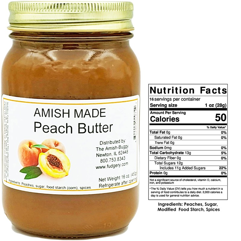 Amish Made Butters 16 oz. 2pk (Peach Butter)