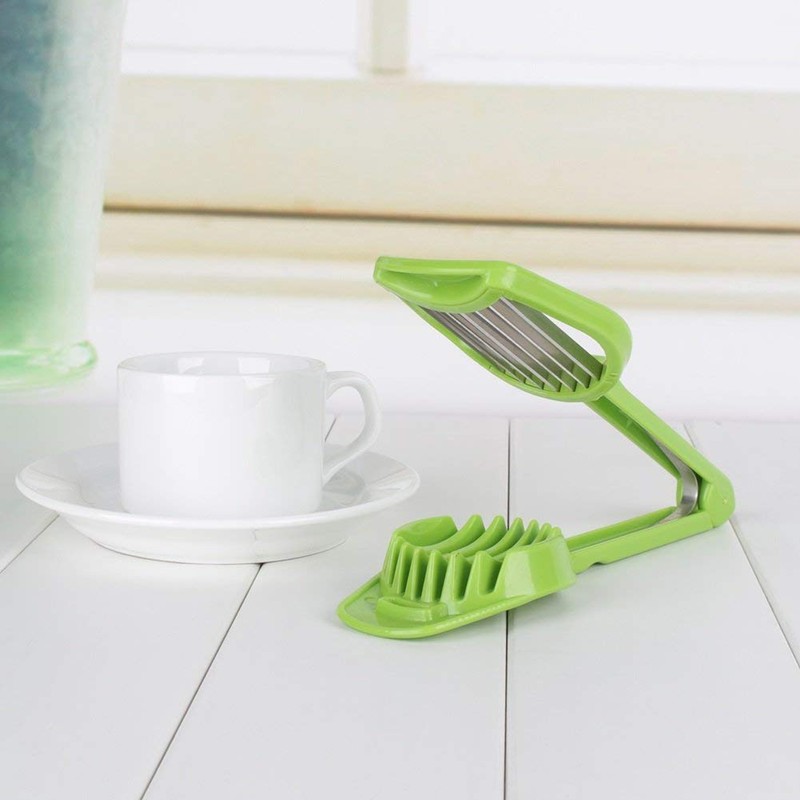 Egg Slicer Mushroom Tomato Fruit Cutter with Long Handle Slicer