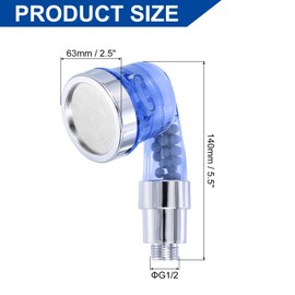 uxcell 1 Pcs Shampoo Bowl Sprayer Head, Sink Faucet Sprayer Side Control Button Salon Sink Sprayer Replacement Part for Spa Barber Shop Hair Washing Bath, Purple